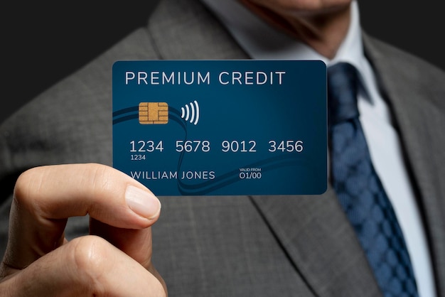 Psd De Maquete De Cartao De Credito Premium 53876 123317